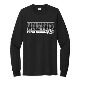 WOLFPACK PORT & CO TALL CORE BLEND LONG SLEEVE | LINE