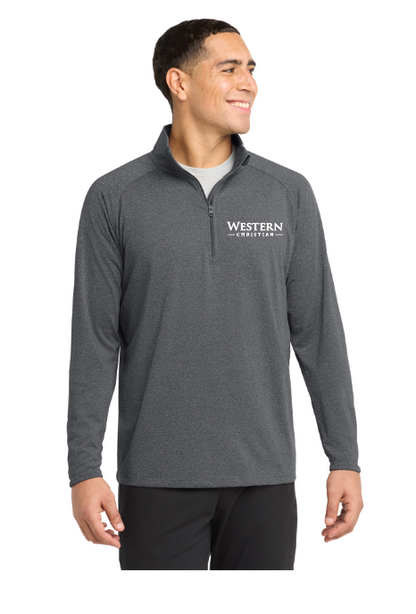 WC TALL SPORT-TEK 1/4 ZIP PULLOVER SPORT WICK