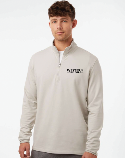 WC INDEPENDENT TRADING 1/4-ZIP PULLOVER | WC LOGO