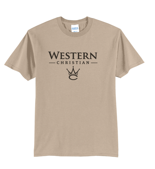 WOLFPACK PORT & CO TALL CORE BLEND TEE | CROWN