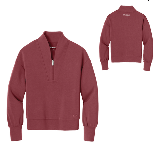 WC WOMENS OGIO TRANSCEND 1/4 ZIP | WC LOGO