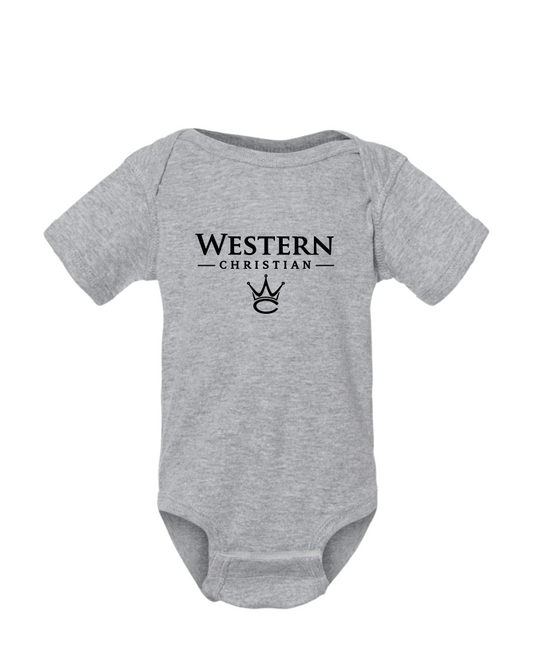 WC INFANT RABBIT SKINS ONESIE CROWN