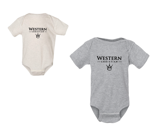 WC INFANT RABBIT SKINS ONESIE CROWN