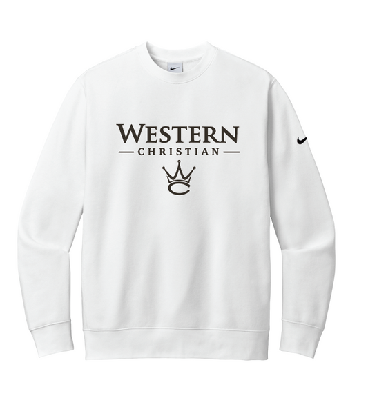 WC ADULT NIKE CLUB FLEECE CREWNECK | CROWN