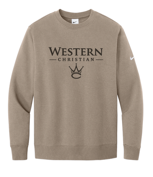 WC ADULT NIKE CLUB FLEECE CREWNECK | CROWN