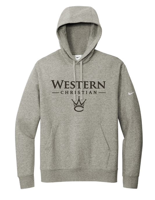 WC ADULT NIKE CLUB FLEECE PULLOVER HOODIE | CROWN