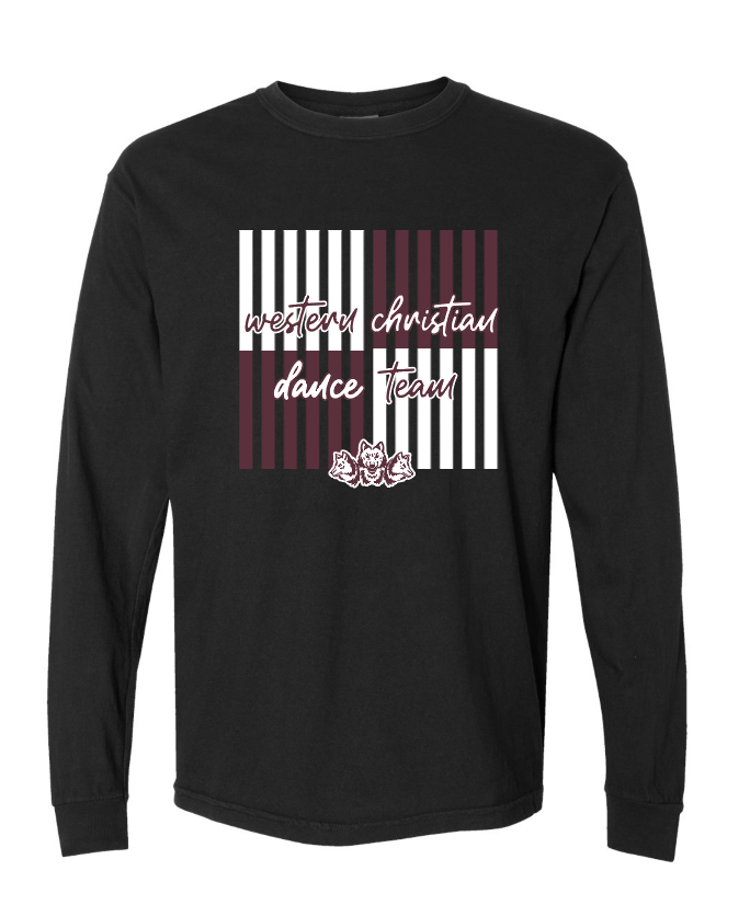 DANCE ADULT LONG SLEEVE COMFORT COLORS TEE | DANCE26
