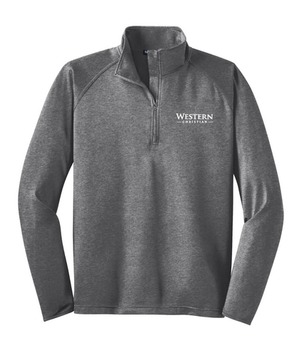 WC TALL SPORT-TEK 1/4 ZIP PULLOVER SPORT WICK